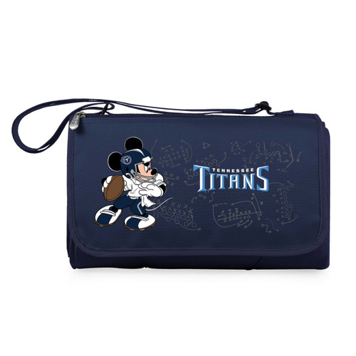 Tennessee Titans Navy/Black Mickey Mouse Blanket Tote
