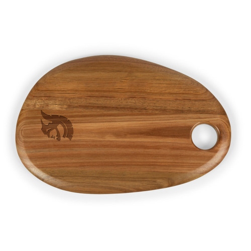 USC Trojans Pebble Shaped Acacia Serving Board