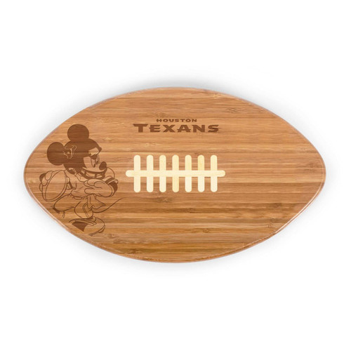 Houston Texans Mickey Mouse Touchdown Cutting Board