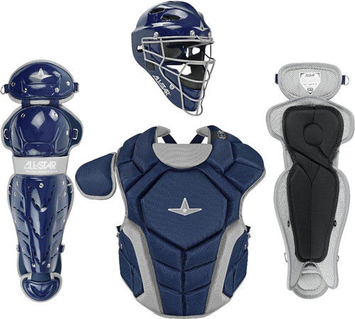 All Star Top Star NOCSAE Certified Baseball Catchter's Kit - Ages 9-12