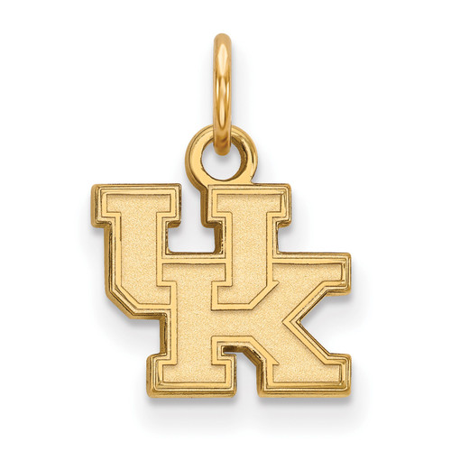 Kentucky Wildcats NCAA Sterling Silver Gold Plated Extra Small Pendant