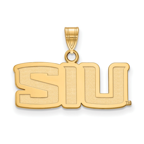 Southern Illinois Salukis NCAA Sterling Silver Gold Plated Small Pendant