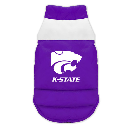 Kansas State Wildcats Pet Parka Puff Vest