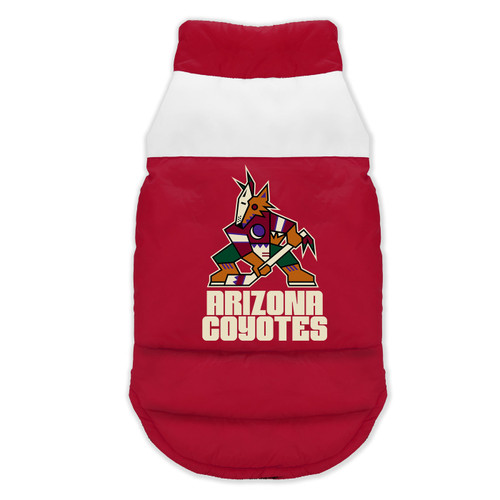 Arizona Coyotes Pet Parka Puff Vest