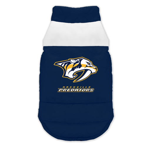 Nashville Predators Pet Parka Puff Vest