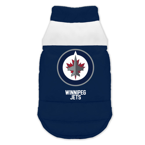 Winnipeg Jets Pet Parka Puff Vest