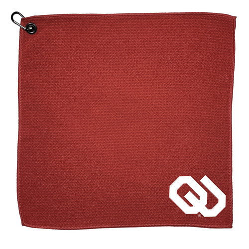 Oklahoma Sooners 15"" x 15"" Microfiber Golf Towel