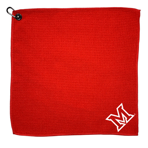 Miami Of Ohio RedHawks 15"" x 15"" Microfiber Golf Towel