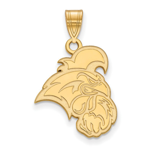 Coastal Carolina Chanticleers NCAA Sterling Silver Gold Plated Large Pendant