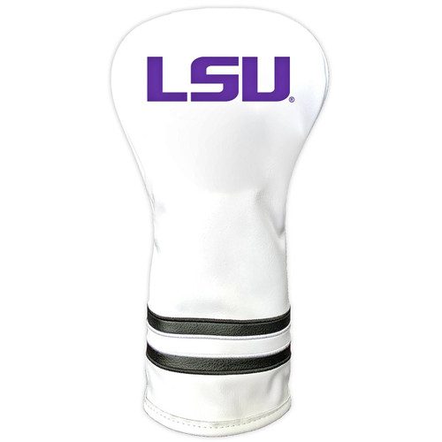 LSU Tigers White Vintage Driver Headcover