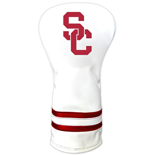 USC Trojans White Vintage Driver Headcover