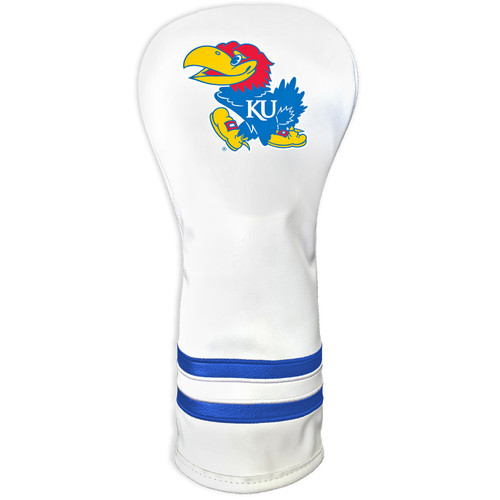 Kansas Jayhawks White Vintage Fairway Headcover