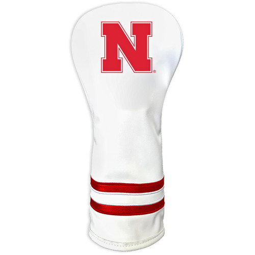 Nebraska Cornhuskers White Vintage Fairway Headcover