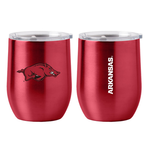 Arkansas Razorbacks 16 oz. Game Day Curved Beverage Glass