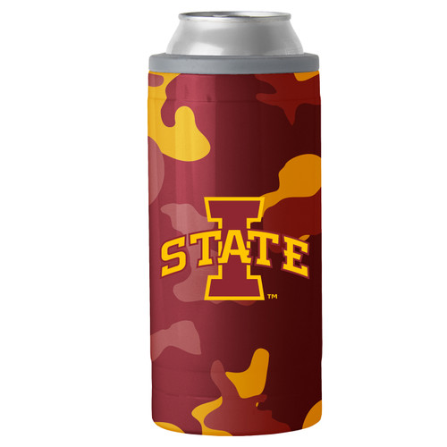 Iowa State Cyclones 12 oz. Camo Swagger Slim Can Coozie