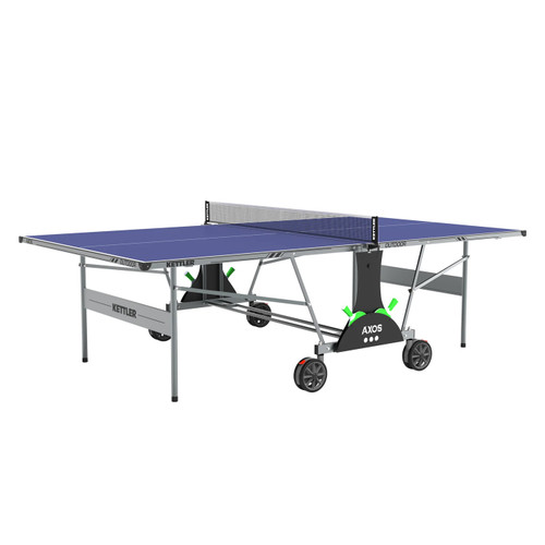 Kettler AXOS Outdoor Ping Pong Table Bundle