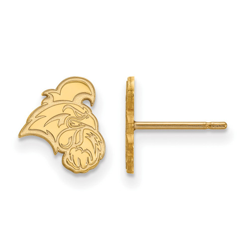 Coastal Carolina Chanticleers Sterling Silver Gold Plated Extra Small Post Earrings