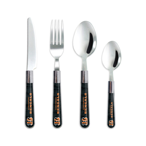 Cincinnati Bengals 16 Piece Flatware Set