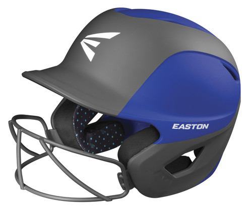 Easton 2-Tone Ghost Matte Adult Fastpitch Batting Helmet w/Softball Mask