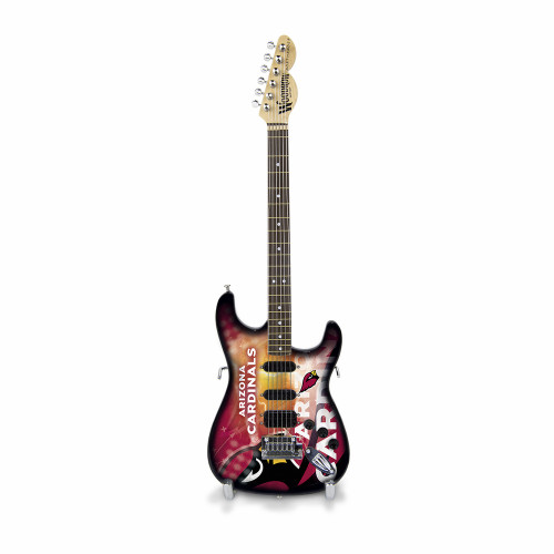 Arizona Cardinals Mini Collectible Guitar