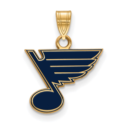 LogoArt NHL St. Louis Blues Sterling Silver Medium Pendant