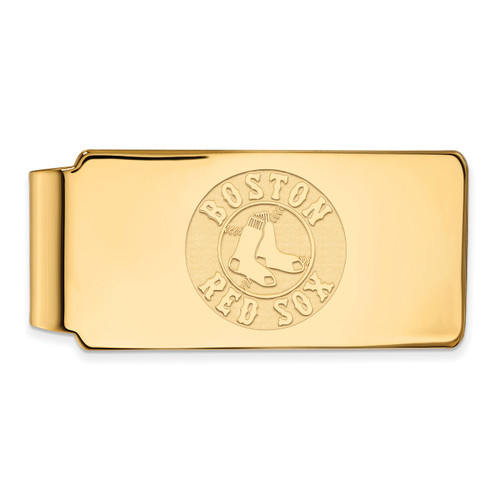 Boston Red Sox Sterling Silver Gold Plated Money Clip