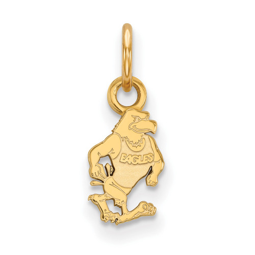 Georgia Southern Eagles Sterling Silver Gold Plated Extra Small Pendant