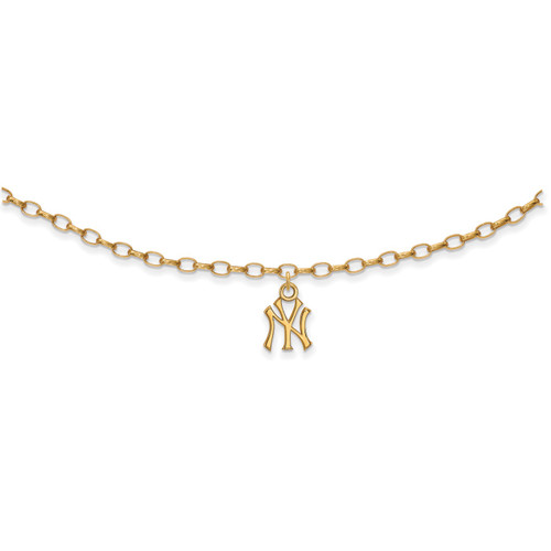 New York Yankees Silver Anklet