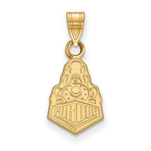 Purdue Boilermakers Sterling Silver Gold Plated Small Pendant