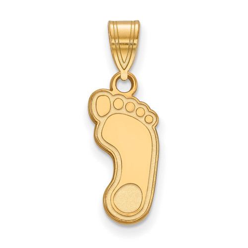 North Carolina Tar Heels Sterling Silver Gold Plated Medium Pendant