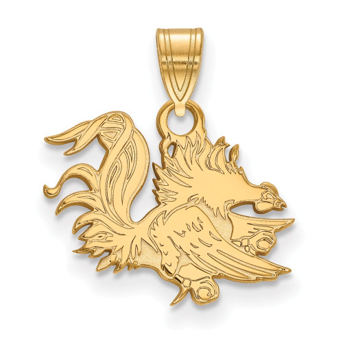 South Carolina Gamecocks Silver Gold Plated Small Pendant