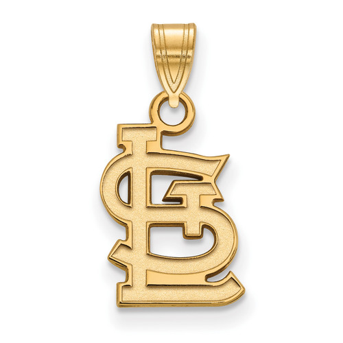 St Louis Cardinals Ss Gold Plated Small Pendant