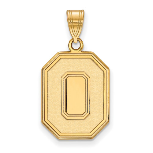 Ohio State Buckeyes Silver Gold Plated Large Pendant