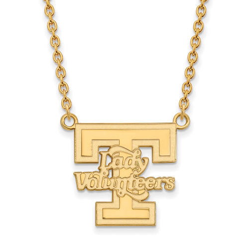 Tennessee Volunteers Silver Gold Plated Large Pendant Necklace