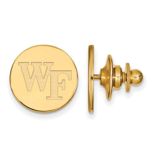Wake Forest Demon Deacons Silver Gold Plated Lapel Pin
