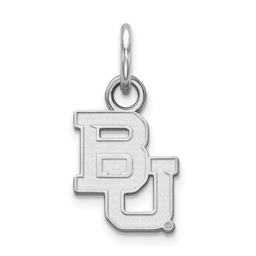 Baylor Bears Sterling Silver Extra Small NCAA Pendant