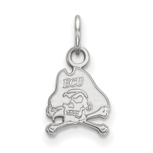 East Carolina Pirates Sterling Silver Extra Small NCAA Pendant