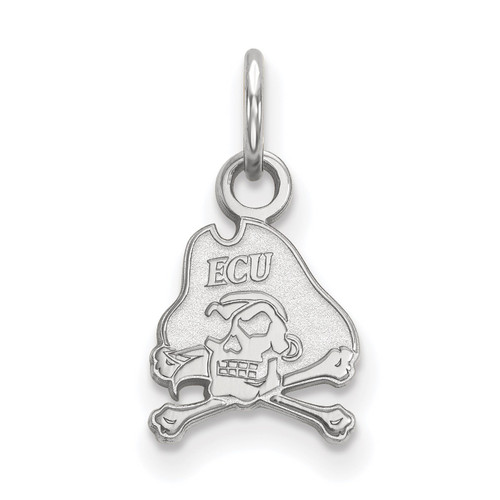East Carolina Pirates Sterling Silver Extra Small NCAA Pendant