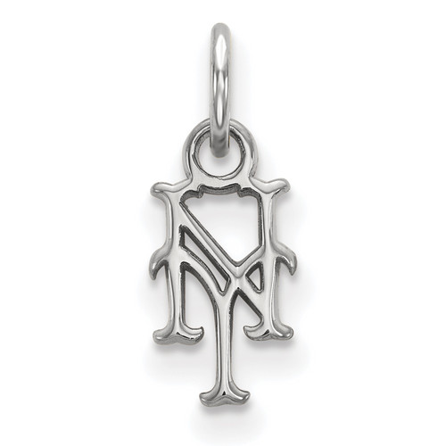 New York Mets Sterling Silver Xs Pendant