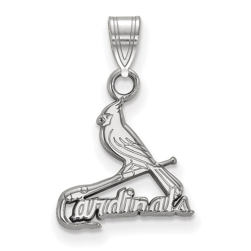St Louis Cardinals Sterling Silver Small MLB Pendant