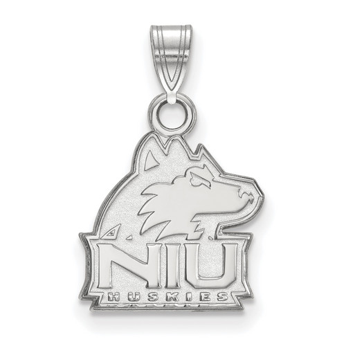 Northern Illinois Huskies Sterling Silver Small NCAA Pendant