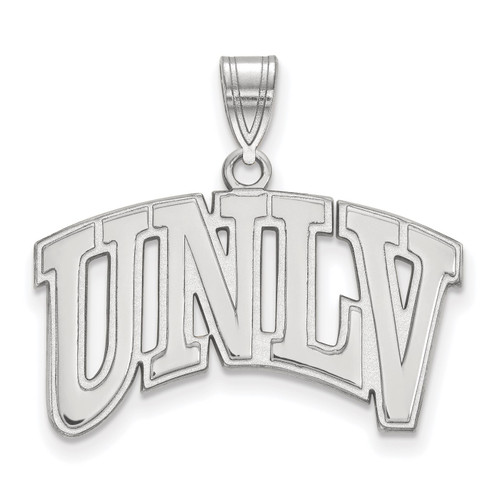 UNLC Rebels Sterling Silver Large Pendant