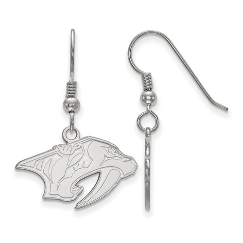 Nashville Predators Sterling Silver Small Dangle Earrings
