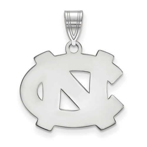 North Carolina Tar Heels Sterling Silver Medium NCAA Pendant