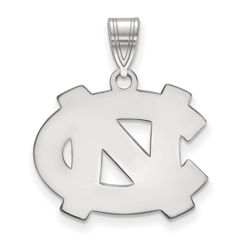 North Carolina Tar Heels Sterling Silver Medium NCAA Pendant