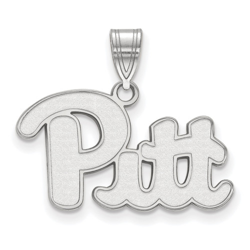 Pittsburgh Panthers Sterling Silver Medium NCAA Pendant