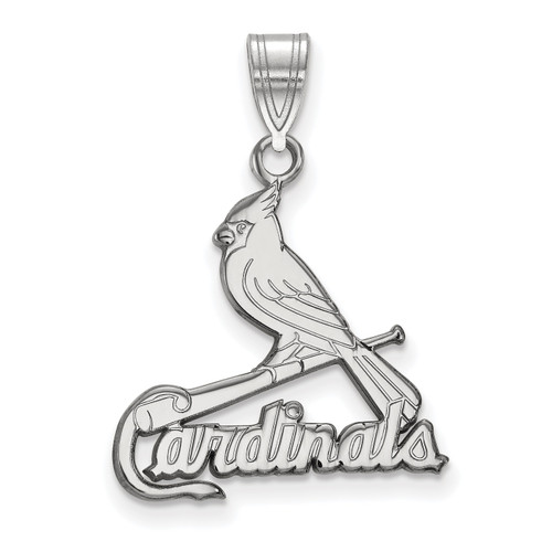 St Louis Cardinals MLB Sterling Silver Large Pendant