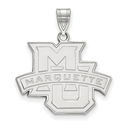 Marquette Golden Eagles Sterling Silver Large NCAA Pendant