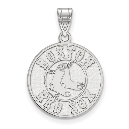 Boston Red Sox MLB Sterling Silver Large Pendant