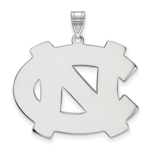 North Carolina Tar Heels Sterling Silver Extra Large NCAA Pendant